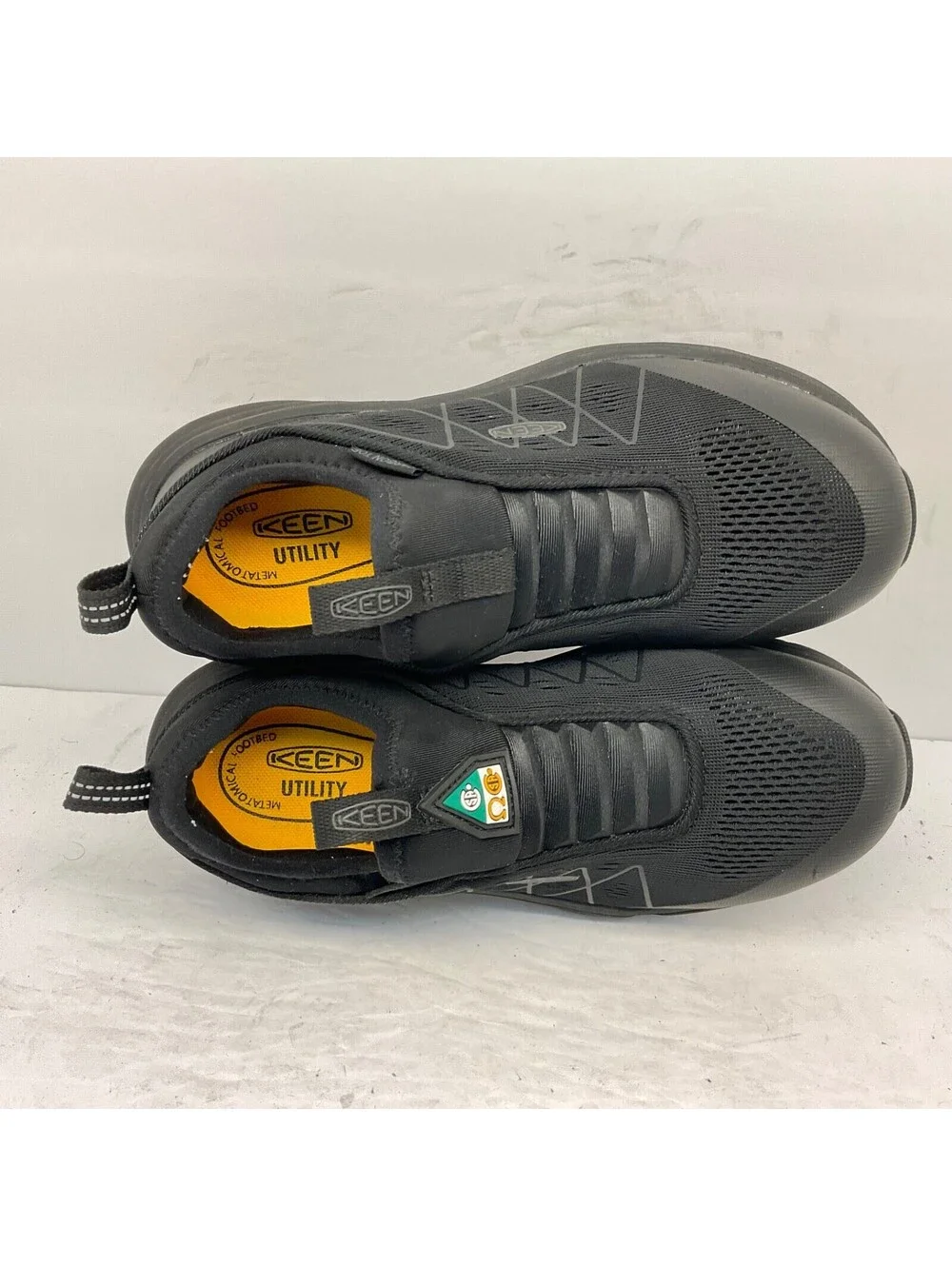 Keen Women's Vista Energy Shift Slip-On Safety Shoes 1026378M Black Size 6M
